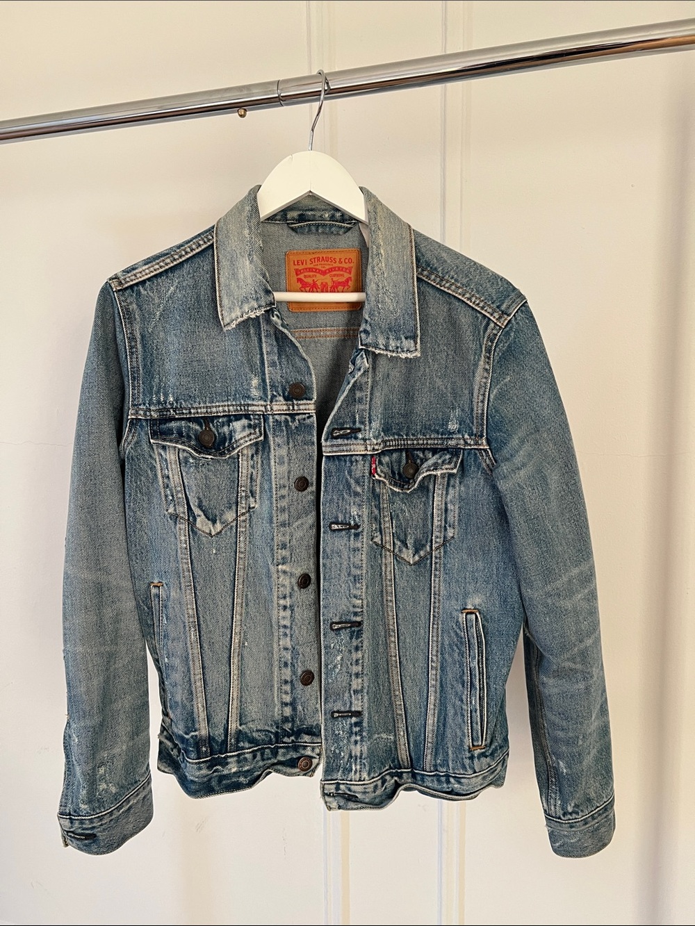 Levi's Womens Blue Denim Jean Jacket